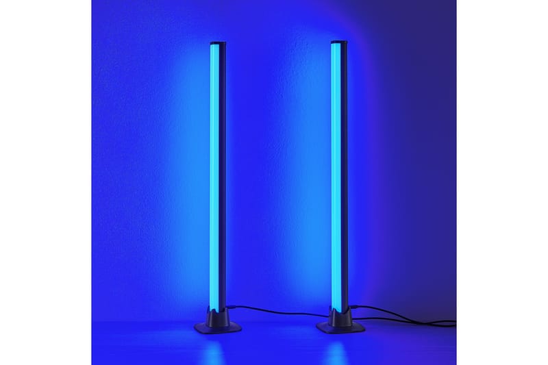 Boy LED Bordslampa 2 st svart RGB - Svart - Belysning - Inomhusbelysning & lampor - Sänglampa - Sängbordslampa