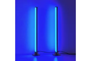 Boy LED Bordslampa 2 st svart RGB - Svart - Belysning - Inomhusbelysning & lampor - Sänglampa - Sängbordslampa