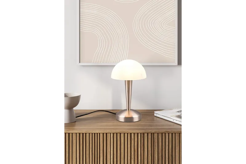 Canaria Bordslampa E14 (inkl.) borstad stål - Stål - Belysning - Inomhusbelysning & lampor - Sänglampa - Sängbordslampa