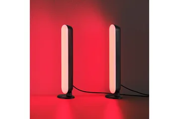 Game LED Bordslampa 2-pack svart RGB - Svart - Belysning - Inomhusbelysning & lampor - Sänglampa - Sängbordslampa