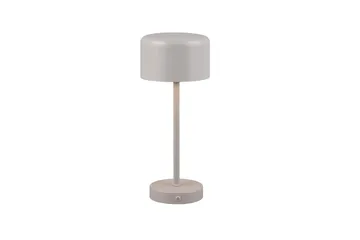 Jeff LED Bordslampa grå uppladdningsbar - Grå - Belysning - Inomhusbelysning & lampor - Sänglampa - Sängbordslampa