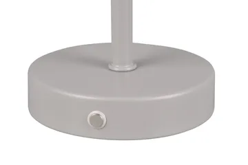 Jeff LED Bordslampa grå uppladdningsbar - Grå - Belysning - Inomhusbelysning & lampor - Sänglampa - Sängbordslampa