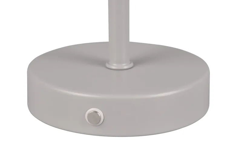 Jeff LED Bordslampa grå uppladdningsbar - Grå - Belysning - Inomhusbelysning & lampor - Sänglampa - Sängbordslampa