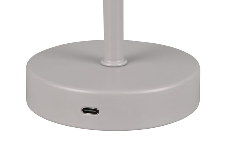 Jeff LED Bordslampa grå uppladdningsbar - Grå - Belysning - Inomhusbelysning & lampor - Sänglampa - Sängbordslampa