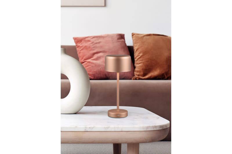 Jeff LED Bordslampa kaffe brun uppladdningsbar - Brun - Belysning - Inomhusbelysning & lampor - Sänglampa - Sängbordslampa