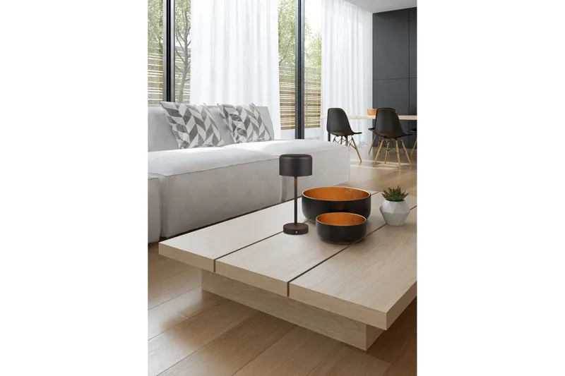 Jeff LED Bordslampa mattsvart uppladdningsbar - Matt svart - Belysning - Inomhusbelysning & lampor - Sänglampa - Sängbordslampa