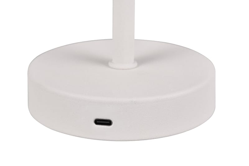 Jeff LED Bordslampa mattvit uppladdningsbar - Matt vit - Belysning - Inomhusbelysning & lampor - Sänglampa - Sängbordslampa