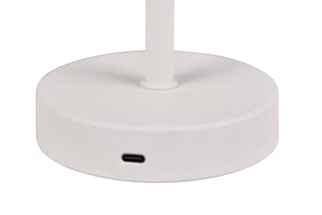 Jeff LED Bordslampa mattvit uppladdningsbar - Matt vit - Belysning - Inomhusbelysning & lampor - Sänglampa - Sängbordslampa