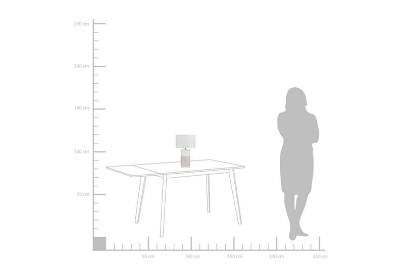 NAVIA Bordslampa 30 cm - Belysning - Inomhusbelysning & lampor - Sänglampa - Sängbordslampa