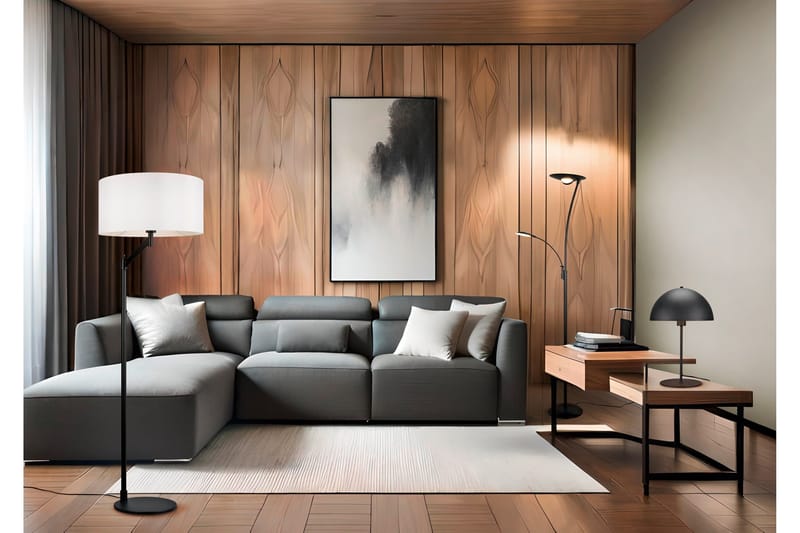 Nola Bordslampa 45 cm E27 mattsvart - Matt svart - Belysning - Inomhusbelysning & lampor - Sänglampa - Sängbordslampa