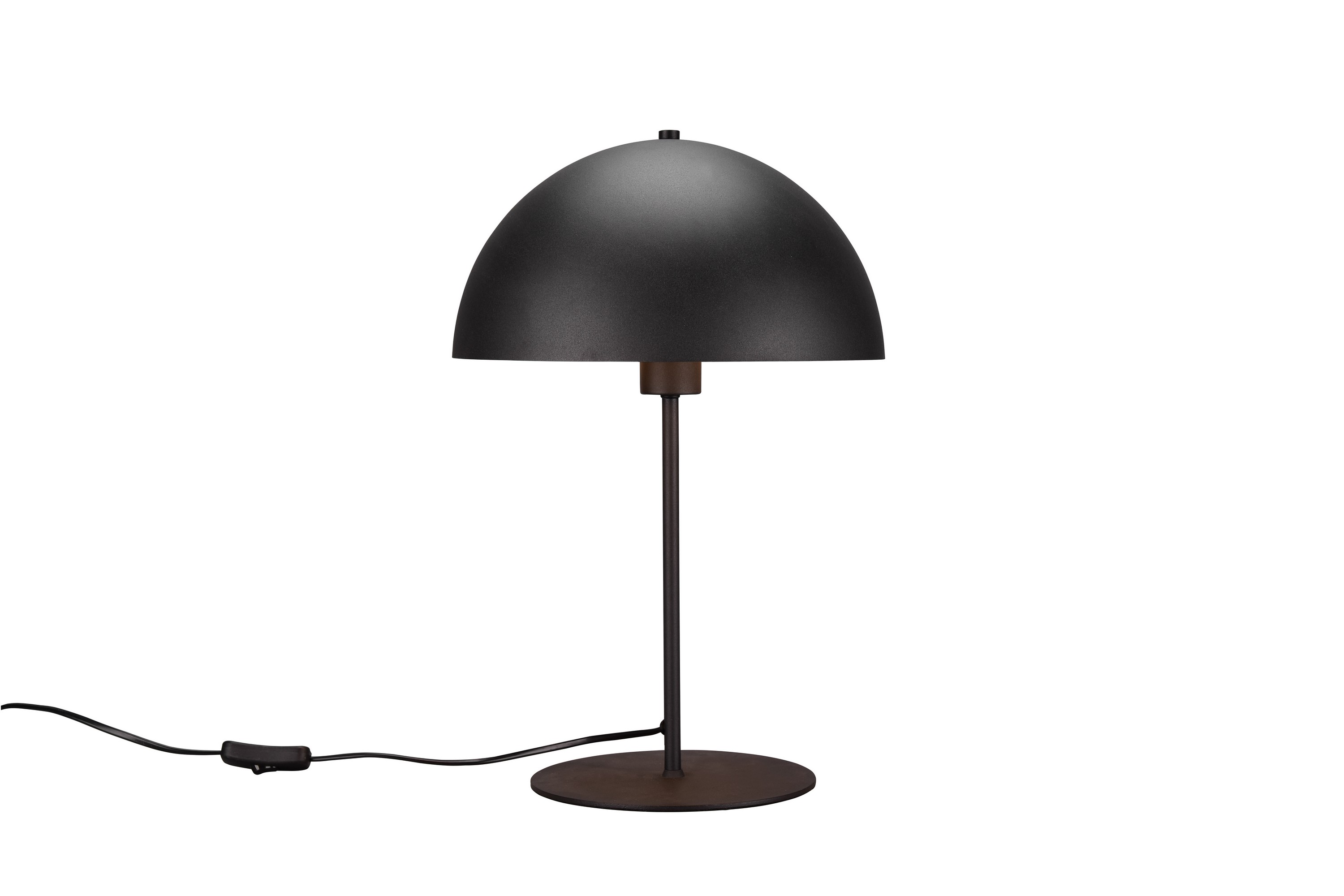 nola bordslampa 45cm e27 matt svart - matt svart