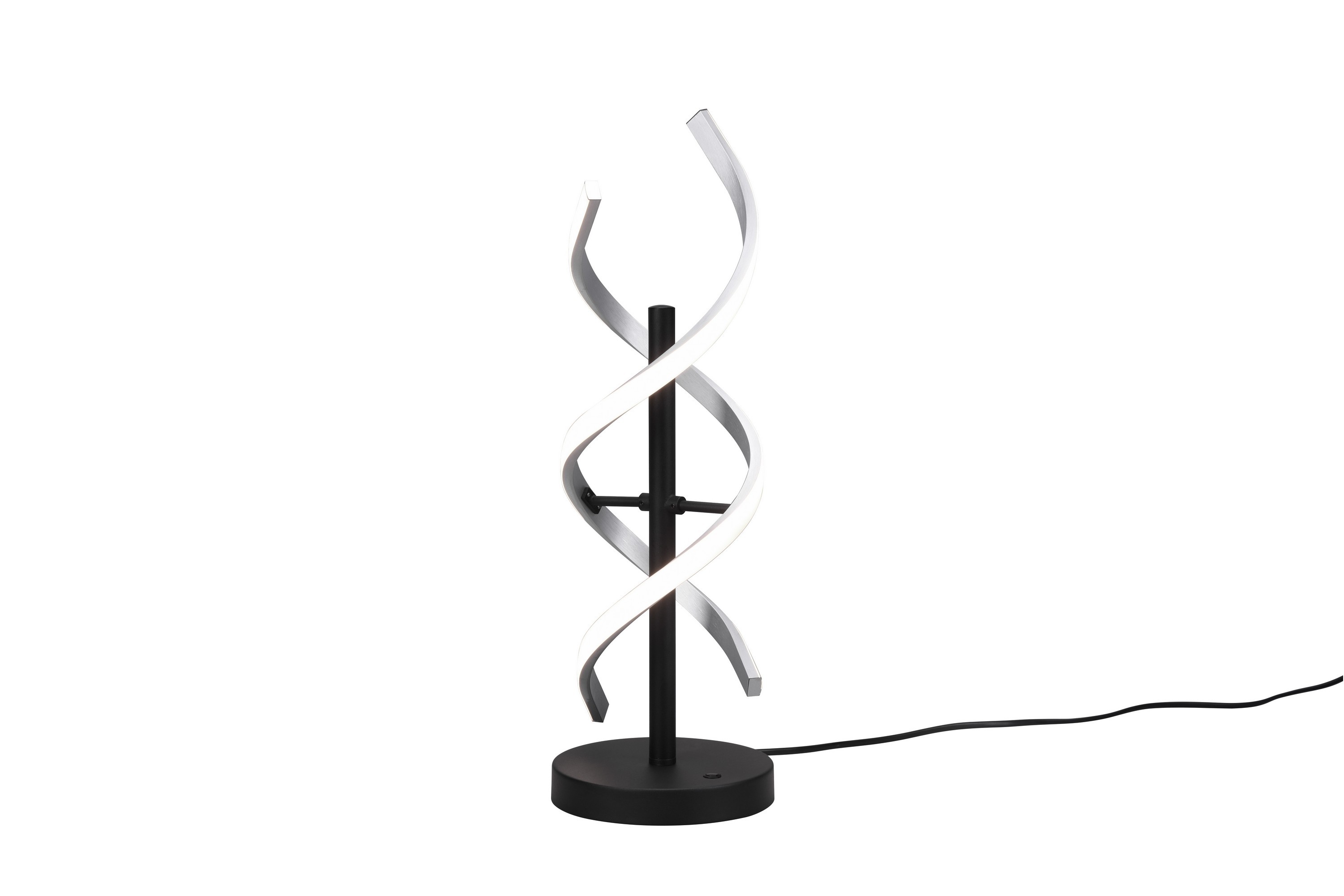 sequence led-bordslampa borstad aluminium/matt svart - borstad aluminium/matt svart