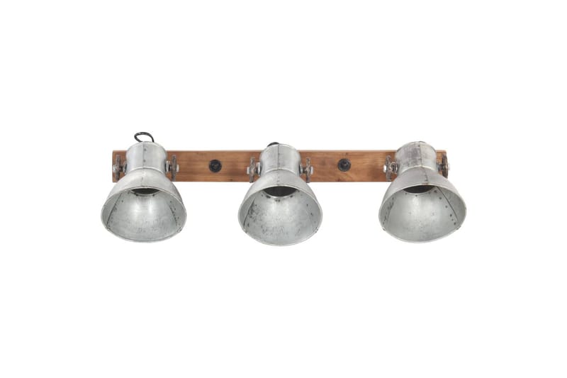 Industriell vägglampa silver 65x25 cm E27 - Silver - Belysning - Inomhusbelysning & lampor - Sänglampa - S�änglampa vägg