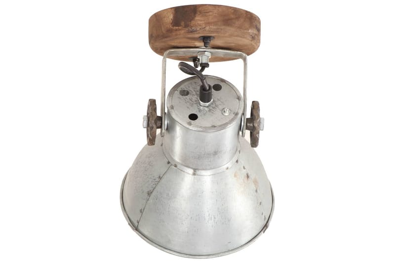 Industriell vägglampa/taklampa 2 st silver 20x25 cm E27 - Silver - Belysning - Inomhusbelysning & lampor - Sänglampa - Sänglampa vägg