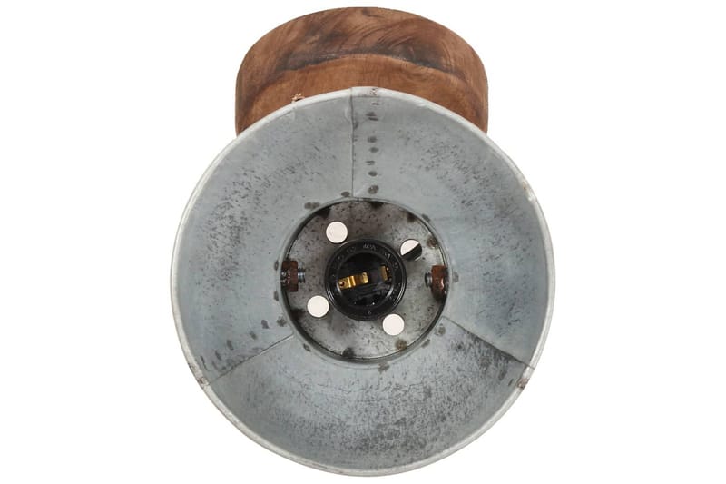 Industriell vägglampa/taklampa 2 st silver 20x25 cm E27 - Silver - Belysning - Inomhusbelysning & lampor - Sänglampa - Sänglampa vägg