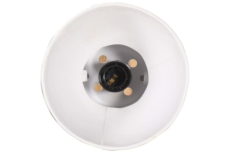 Vägglampa industriell stil vit rund E27 - Vit - Sovrumslampa - Vägglampor & väggbelysning - Sänglampa vägg