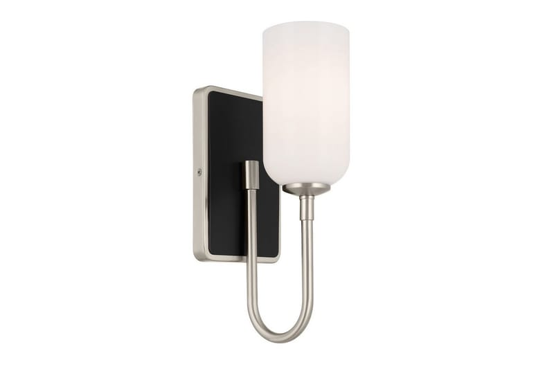 Solia Kichler Vägglampa, Silver||Black
