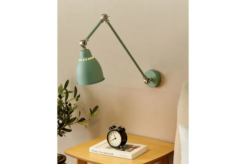 Tillatoba Vägglampa E27 - Ljusgrön/Vit - Belysning - Inomhusbelysning & lampor - Sänglampa - Sänglampa vägg