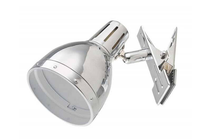 VÄGGLAMPA 20 Klämma Krom/Blank - Sovrumslampa - Sänglampa vägg - Vägglampor & väggbelysning
