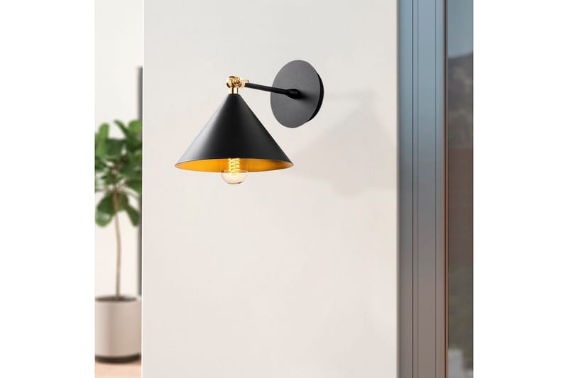 Vägglampa Adrim Svart - Svart - Belysning - Inomhusbelysning & lampor - Sänglampa - Sänglampa vägg