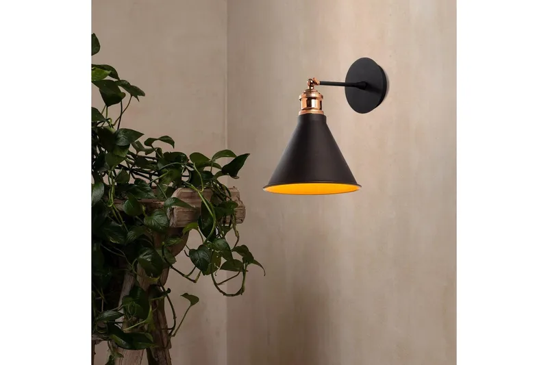 Vägglampa Adrim Svart - Svart - Belysning - Inomhusbelysning & lampor - Sänglampa - Sänglampa vägg