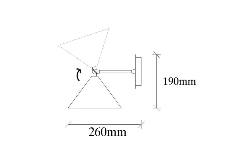 Vägglampa Adrim Vit - Vit - Belysning - Inomhusbelysning & lampor - Sänglampa - Sänglampa vägg