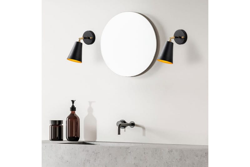 Vägglampa Avraen Svart / Rany - Svart / Rany - Belysning - Inomhusbelysning & lampor - Sänglampa - Sänglampa vägg