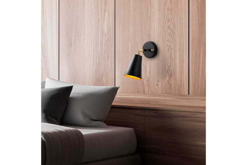 Vägglampa Avraen Svart / Rany - Svart / Rany - Belysning - Inomhusbelysning & lampor - Sänglampa - Sänglampa vägg