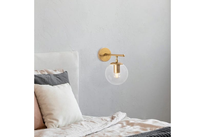 Vägglampa Berriarenr Glansig Rany / Transparent - Glansig Rany / Transparent - Belysning - Inomhusbelysning & lampor - Sänglampa - Sänglampa vägg