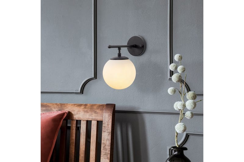 Vägglampa Berriarenr Svart / Grädde - Svart / Grädde - Belysning - Inomhusbelysning & lampor - Sänglampa - Sänglampa vägg