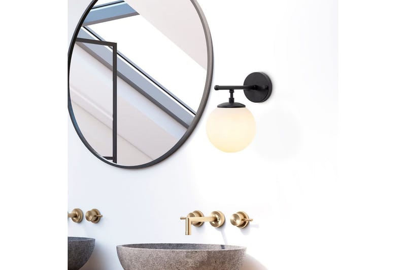 Vägglampa Berriarenr Svart / Grädde - Svart / Grädde - Belysning - Inomhusbelysning & lampor - Sänglampa - Sänglampa vägg