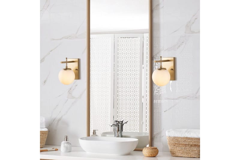 Vägglampa Brentha Rany - Guld - Belysning - Inomhusbelysning & lampor - Sänglampa - Sänglampa vägg