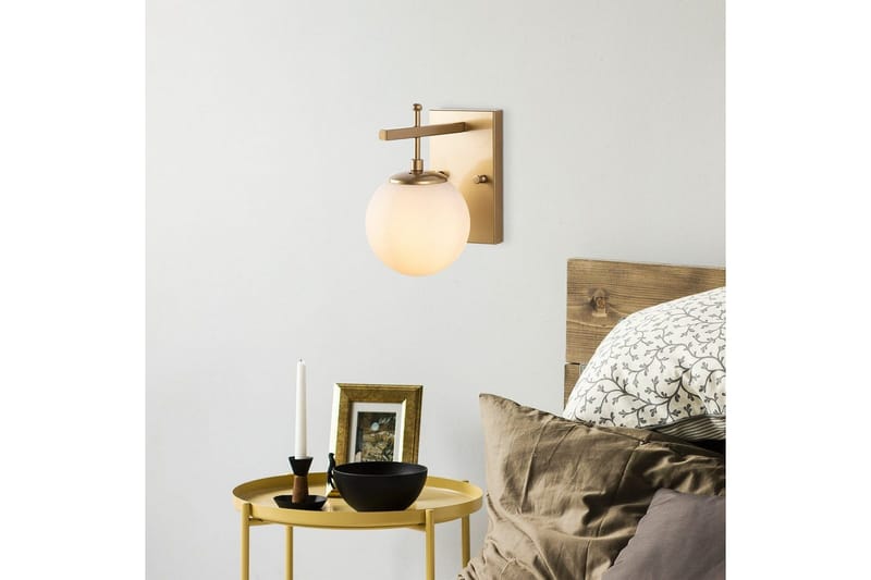 Vägglampa Brentha Rany - Guld - Belysning - Inomhusbelysning & lampor - Sänglampa - Sänglampa vägg