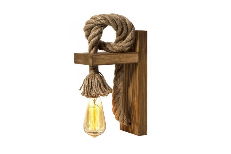 Vägglampa Dralen Brun / Rany - Brun/Guld - Belysning - Inomhusbelysning & lampor - Sänglampa - Sänglampa vägg