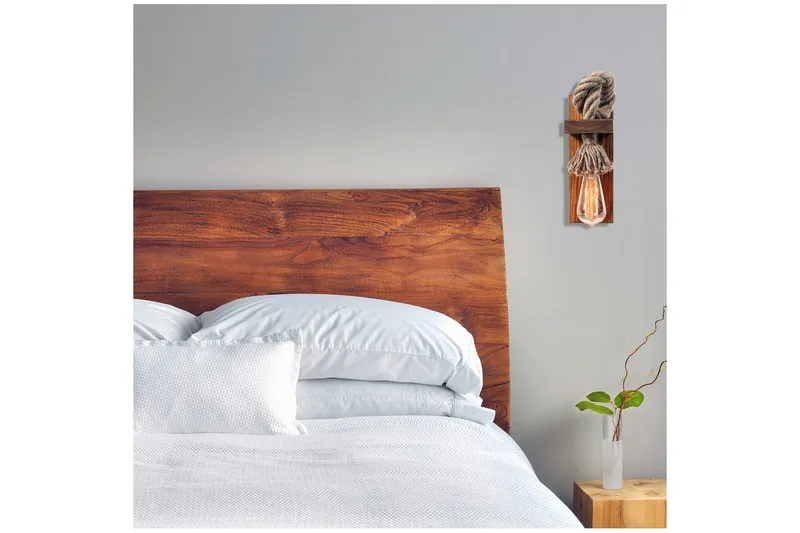 Vägglampa Dralen Brun / Rany - Brun/Guld - Belysning - Inomhusbelysning & lampor - Sänglampa - Sänglampa vägg