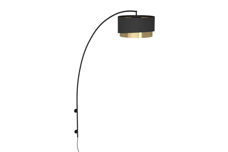 Vägglampa Eglo Manderline Svart/Mässing - Belysning - Inomhusbelysning & lampor - Sänglampa - Sänglampa vägg