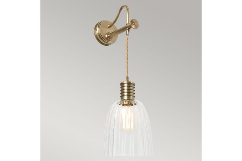 Vägglampa Elstead Lighting Douille Åldrad mässing - Åldrad mässing - Belysning - Inomhusbelysning & lampor - Sänglampa - Sänglampa vägg