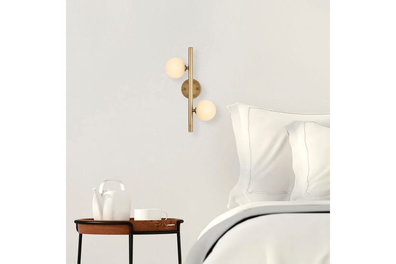 Vägglampa Elvon Rany - Guld - Belysning - Inomhusbelysning & lampor - Sänglampa - Sänglampa vägg