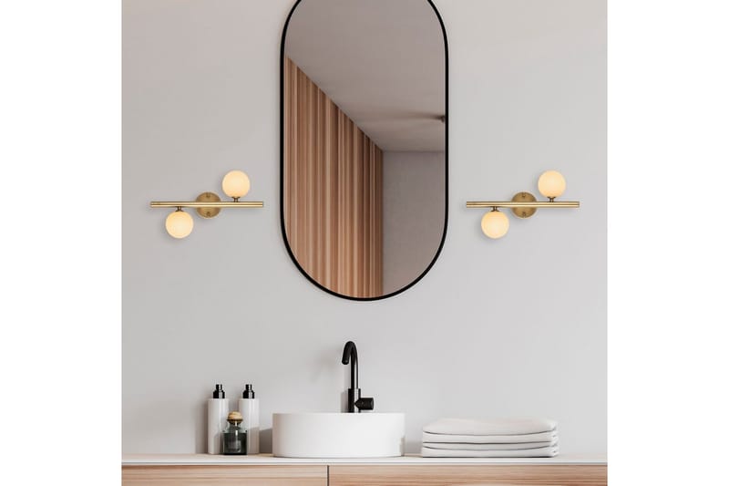 Vägglampa Elvon Rany - Guld - Belysning - Inomhusbelysning & lampor - Sänglampa - Sänglampa vägg