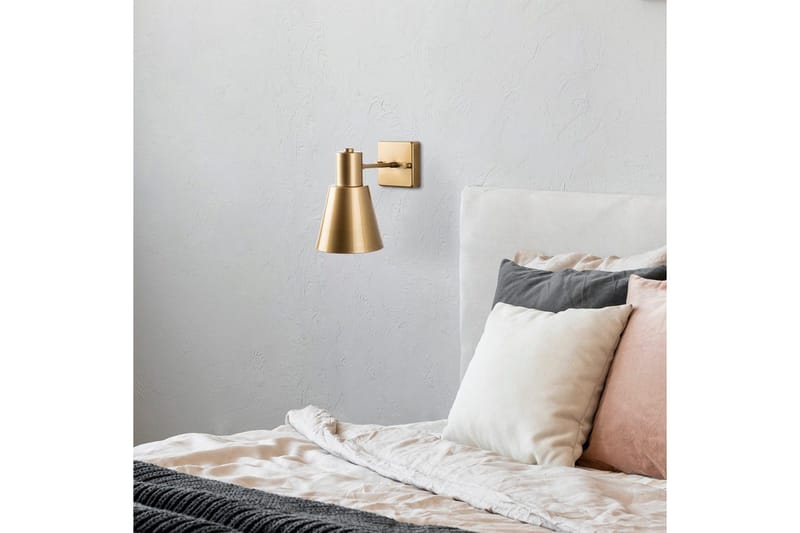 Vägglampa Feira Rany - Guld - Belysning - Inomhusbelysning & lampor - Sänglampa - Sänglampa vägg