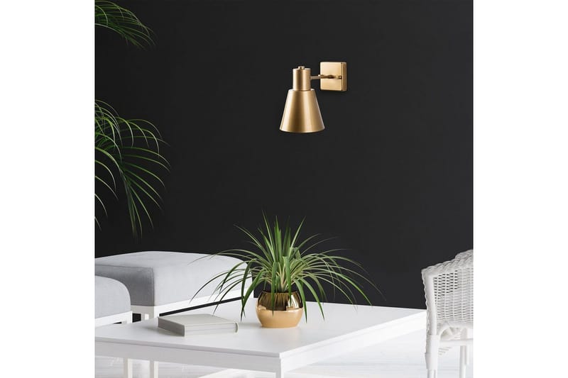 Vägglampa Feira Rany - Guld - Belysning - Inomhusbelysning & lampor - Sänglampa - Sänglampa vägg