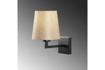 Vägglampa Fenda Svart / Grädde - Svart / Grädde - Belysning - Inomhusbelysning & lampor - Sänglampa - Sänglampa vägg