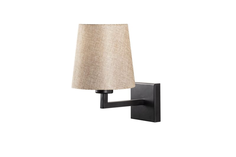 Vägglampa Fenda Svart / Grädde - Svart / Grädde - Belysning - Inomhusbelysning & lampor - Sänglampa - Sänglampa vägg