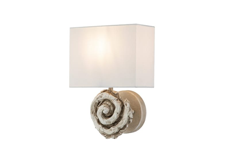 Vägglampa Flambeau Swirl Benvit - Benvit - Belysning - Inomhusbelysning & lampor - Sänglampa - Sänglampa vägg