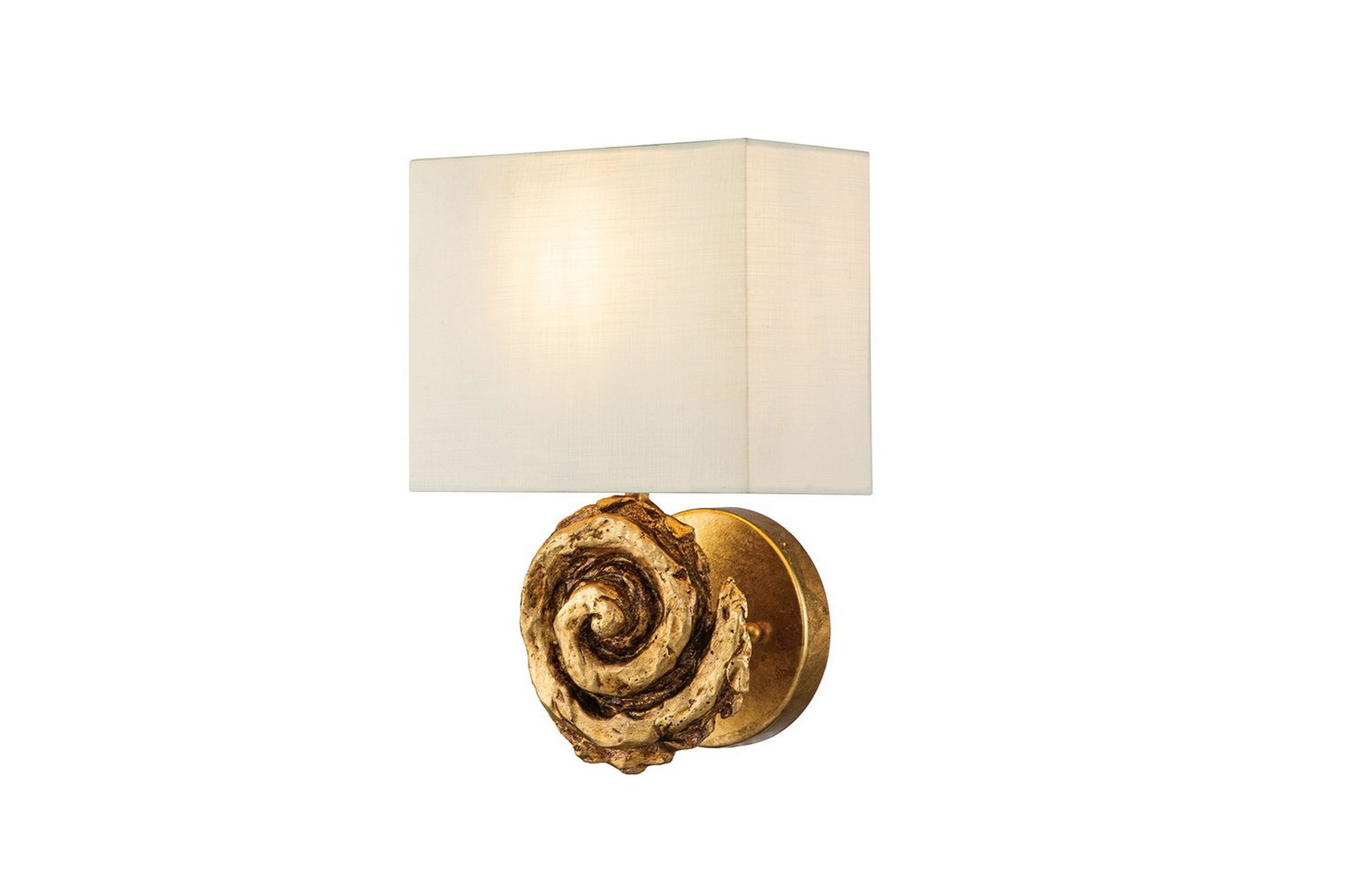 Vägglampa Flambeau Swirl Guld Blad - Guld Blad