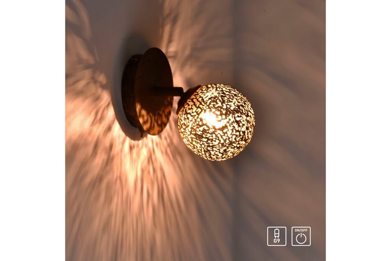 Vägglampa Greta - 18x18x18 cm - Belysning - Inomhusbelysning & lampor - Sänglampa - Sänglampa vägg