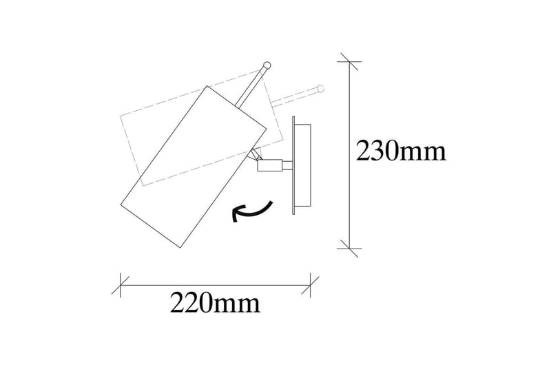 Vägglampa Gullis Cylinder Antik - Natur/Multifärgad - Belysning - Inomhusbelysning & lampor - Sänglampa - Sänglampa vägg