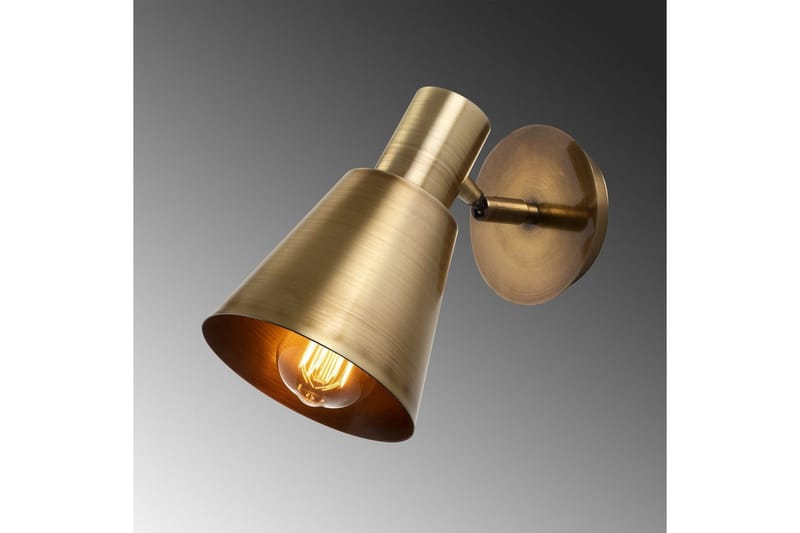 Vägglampa Gullis Triangular Antik - Guld - Belysning - Inomhusbelysning & lampor - Sänglampa - Sänglampa vägg