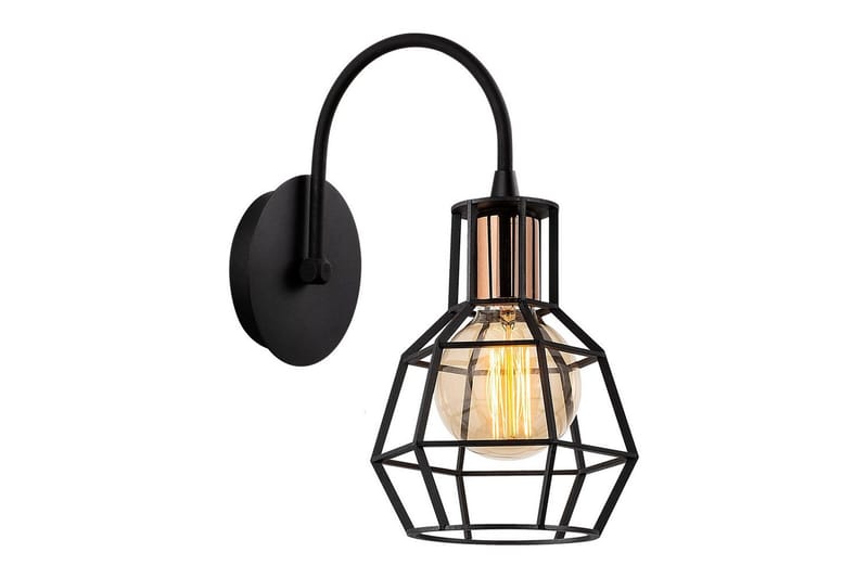 Vägglampa Halieland Svart / Brons - Svart - Belysning - Inomhusbelysning & lampor - Sänglampa - Sänglampa vägg