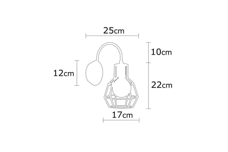 Vägglampa Halieland Svart / Brons - Svart - Belysning - Inomhusbelysning & lampor - Sänglampa - Sänglampa vägg